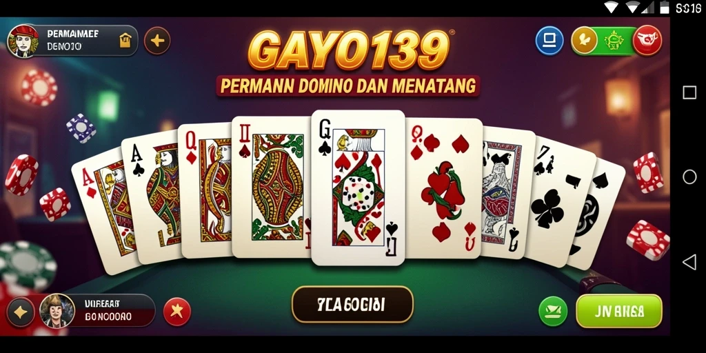 Tampilan gameplay domino GAYO138 yang menarik.