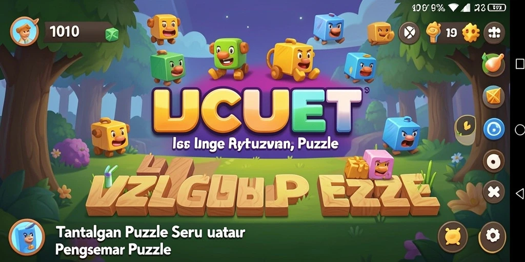Gameplay seru LUCUBET dengan tantangan puzzlenya.