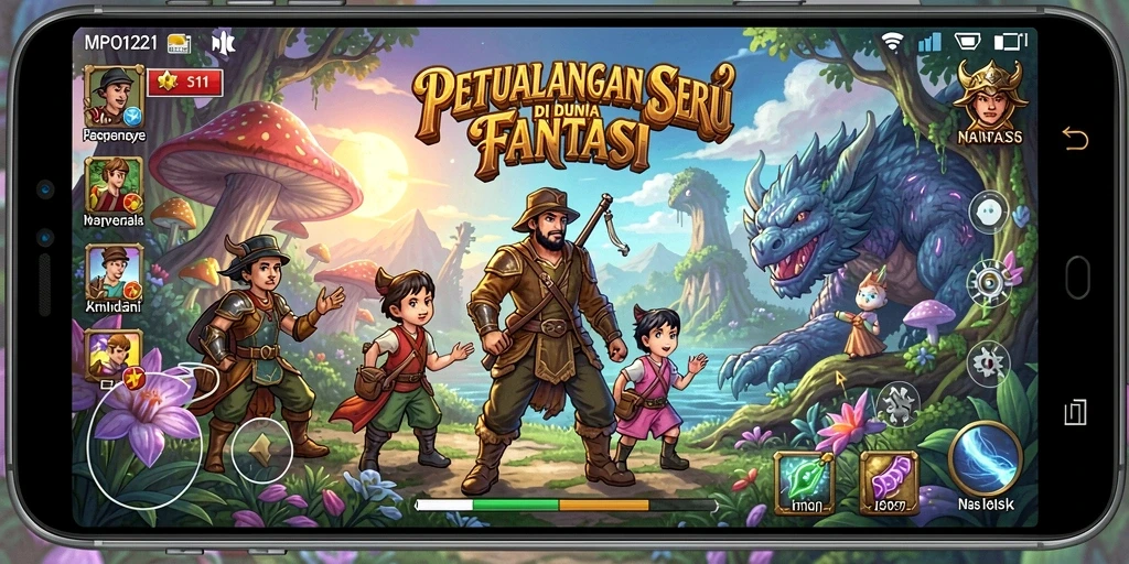 Tampilan gameplay seru MPO1221 dengan petualangan menantang.