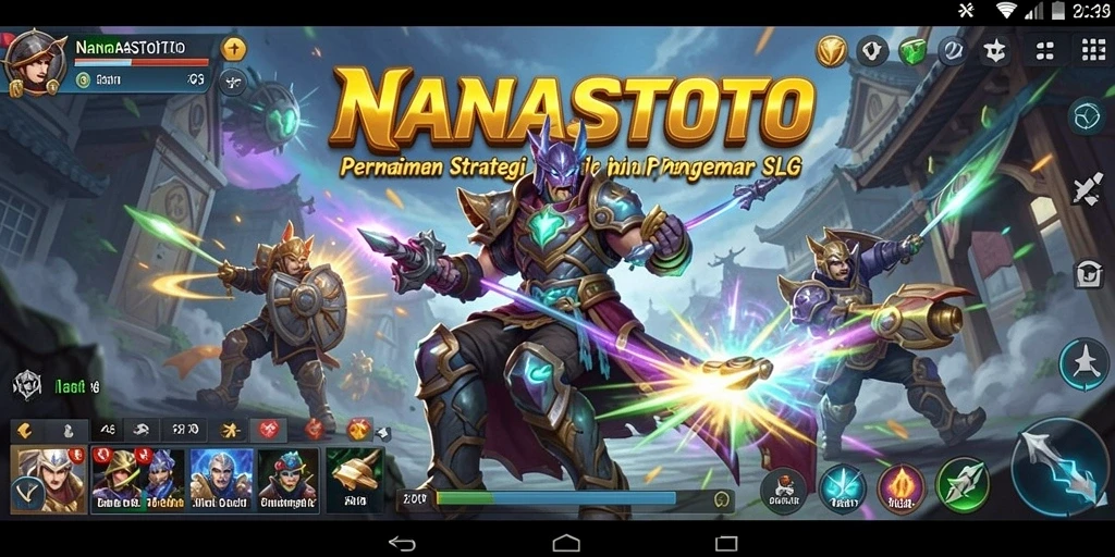 Tangkapan layar gameplay NANASTOTO dengan strategi yang mendebarkan.