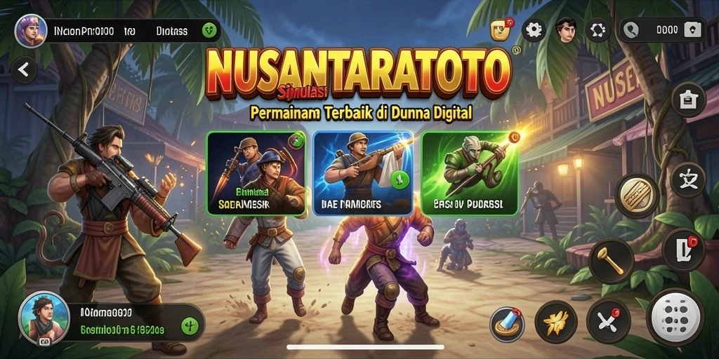 Tampilan gameplay NUSANTARATOTO yang realistis dan mendalam.