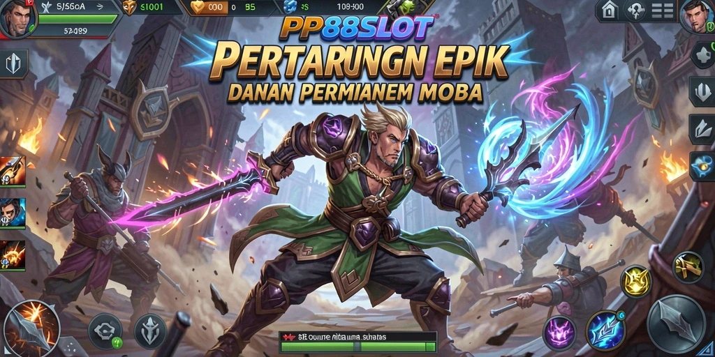 Gameplay seru dan strategis dari PP88SLOT dalam arena pertempuran.