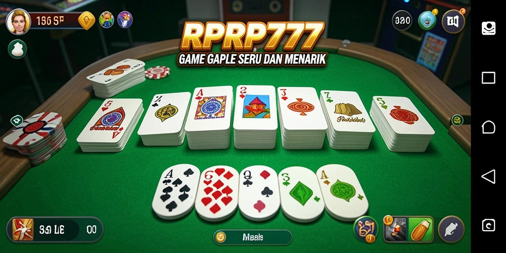 Tampilan permainan Gaple yang seru dan interaktif.
