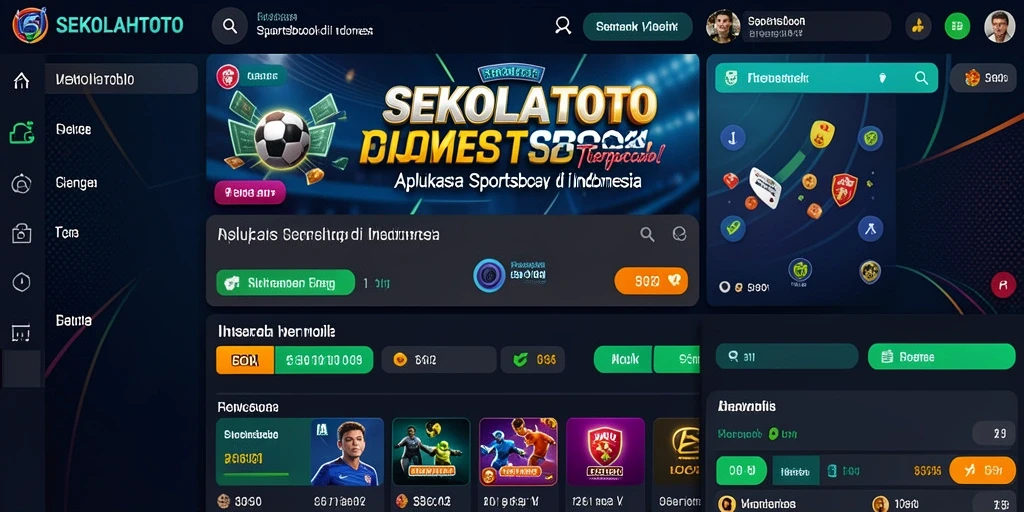 Tampilan gameplay menarik dari aplikasi Sportsbook SEKOLAHTOTO.