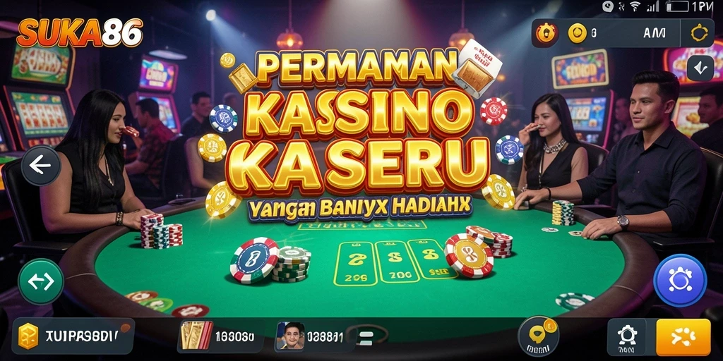 Tampilan gameplay SUKA86 yang menarik dan seru di aplikasi Kasino.
