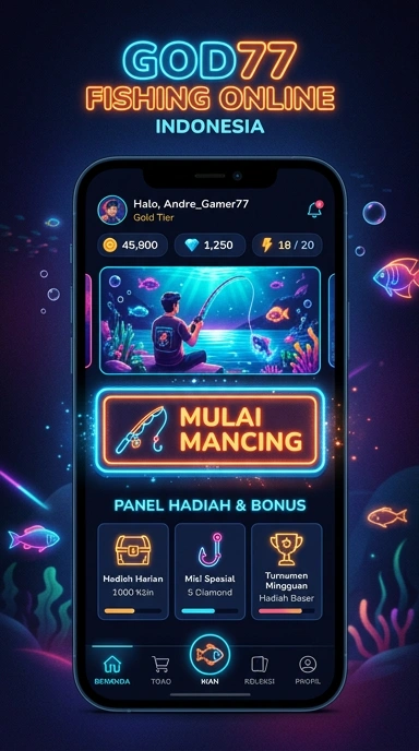 Screenshot antarmuka pengguna god77 yang menarik dan mudah digunakan.